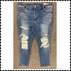 American Eagle High Rise Plus Jeggings Plus 24